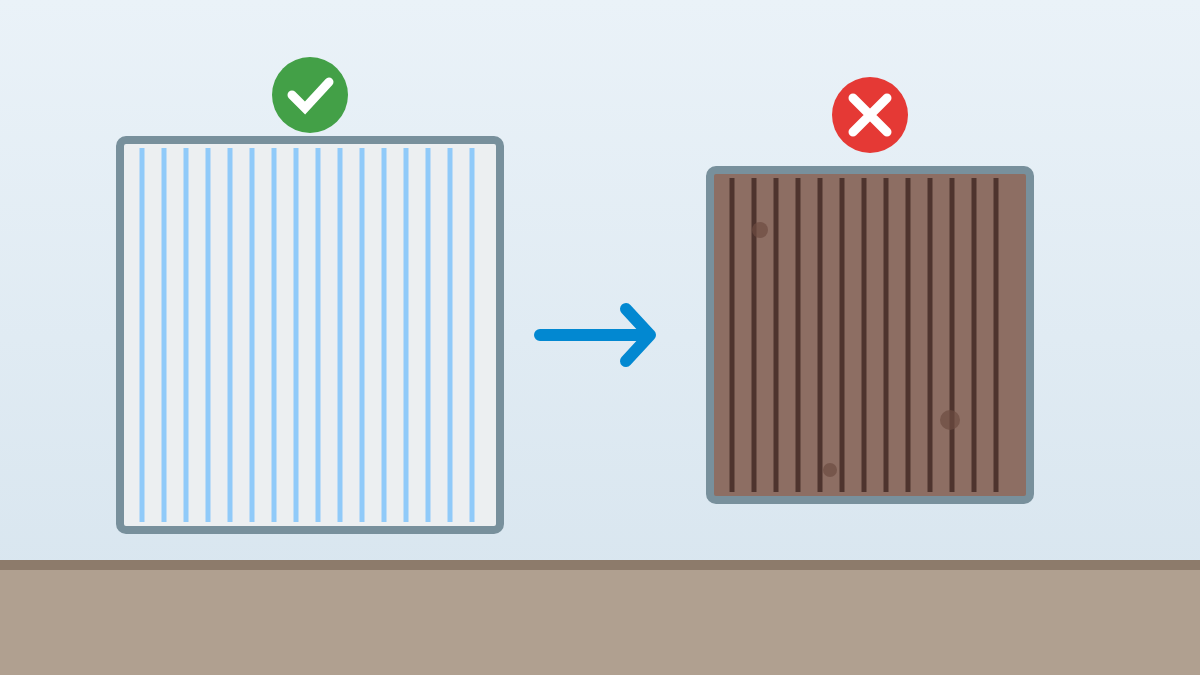 HVAC Filter Change Guide visual guide