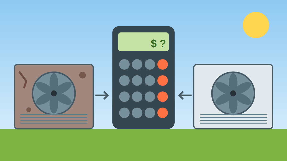 Repair or Replace Calculator illustration